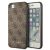 iPhone  7 / 8 / SE (2020/2022) Tok - Guess 4G Metal Gold Logo - Barna