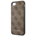 iPhone  7 / 8 / SE (2020/2022) Tok - Guess 4G Metal Gold Logo - Barna