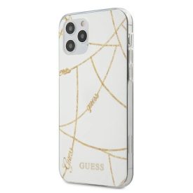 iPhone 12 Pro Max Tok - Guess Gold Chain Collection - Fehér iPhone 12 Pro Max Tok - Guess Gold Chain Collection - Fehér