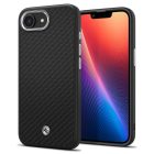 iPhone 16e / 17e Tok - Spigen Enzo Aramid MagFit - Fekete