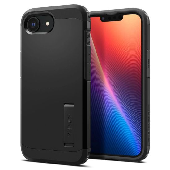 iPhone 16e Tok - Spigen Tough Armor AI MagFit - Fekete