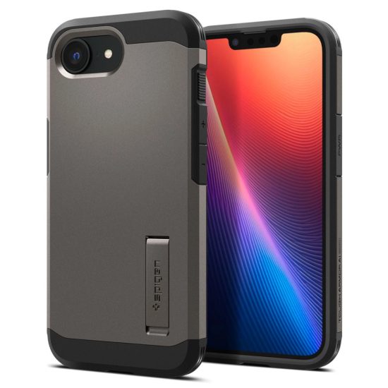 iPhone 16e / 17e Tok - Spigen Tough Armor AI MagFit - Szürke