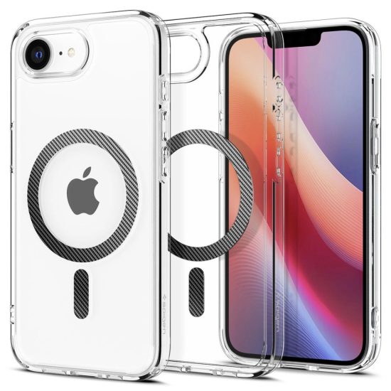 iPhone 16e Tok - Spigen Ultra Hybrid MagFit - Átlátszó
