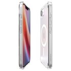 iPhone 16e / 17e Tok - Spigen Ultra Hybrid MagFit - Áttetsző-Fehér