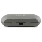 Guess Elongated Metallic Printed Logo Bluetooth TWS Fülhallgató - Szürke