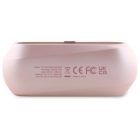 Guess Elongated Metallic Printed Logo Bluetooth TWS Fülhallgató - Pink