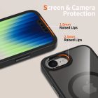 iPhone 16e / 17e Tok - Tech-Protect MagMat MagSafe - Átlátszó-Fekete