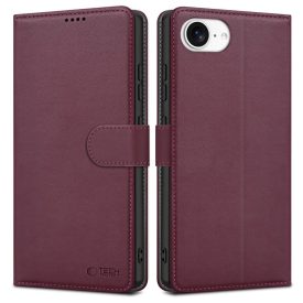 iPhone 16e Tok - Tech-Protect Wallet - Burgundi iPhone 16e Tok - Tech-Protect Wallet - Burgundi