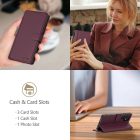 iPhone 16e / 17e Tok - Tech-Protect Wallet - Burgundi