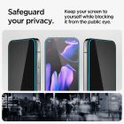 Google Pixel 9 / 9 Pro Kijelzővédő Üvegfólia - Spigen Glas.tR EZ Fit Privacy x 2 db