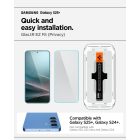 Samsung Galaxy S24+ / S25+ Kijelzővédő Üvegfólia - Spigen Glas.tR EZ Fit Privacy x 2 db