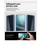 Samsung Galaxy S24 / S25 Kijelzővédő Üvegfólia - Spigen Glas.tR EZ Fit Privacy x 2 db