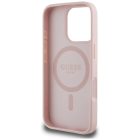 iPhone 16 Pro Tok - Guess Grained Printed Flower Pattern MagSafe - Pink