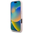 iPhone 16 Tok - Guess Grained Printed Flower Pattern MagSafe - Pink