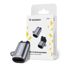Wozinsky USB-C Adapter Garmin Okosórákhoz - Szürke Wozinsky USB-C Adapter Garmin Okosórákhoz - Szürke