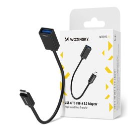 Wozinsky USB-C 3.0 - USB-A 3.0 OTG Adapter - Fekete Wozinsky USB-C 3.0 - USB-A 3.0 OTG Adapter - Fekete
