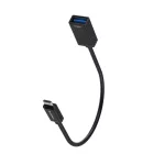 Wozinsky USB-C 3.0 - USB-A 3.0 OTG Adapter - Fekete