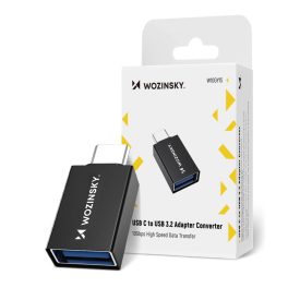Wozinsky USB-C - USB-A 3.2 Adapter - Fekete Wozinsky USB-C - USB-A 3.2 Adapter - Fekete
