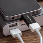 Wozinsky USB-C - USB-A 3.2 Adapter - Fekete
