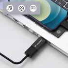 Wozinsky USB-C - USB-A 3.2 Adapter - Fekete