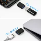 Wozinsky USB-C - USB-A 3.2 Adapter - Fekete