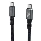 Wozinsky USB-C - USB-C USB4 Kábel - 2m 240W 40Gbps - Fekete