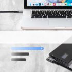 Wozinsky Derékszögű USB-C - USB-C Thunderbolt 4 Kábel - 1m 240W - Fekete