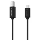 Wozinsky USB-C - USB-B Kábel 2m - Fekete