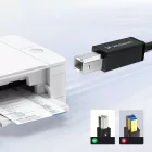 Wozinsky USB-C - USB-B Kábel 2m - Fekete