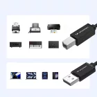 Wozinsky USB-A - USB-B Kábel 2m - Fekete