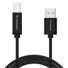 Wozinsky USB-A - USB-B Kábel 1m - Fekete