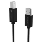 Wozinsky USB-A - USB-B Kábel 1m - Fekete