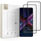 Xiaomi Poco X7 5G Kijelzővédő Üvegfólia - Tech-Protect Glass Fit+ - Fekete x 2 db