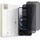 iPhone 13 / 13 Pro / 14 /16e / 17e Kijelzővédő Üvegfólia - Tech-Protect Anti Spy Glass Pro+ x 2 db