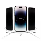 iPhone 13 / 13 Pro / 14 /16e / 17e Kijelzővédő Üvegfólia - Tech-Protect Anti Spy Glass Pro+ x 2 db