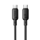 Baseus Silky USB-C - USB-C Kábel - 1m 100W - Fekete