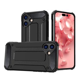 iPhone 16e Tok - Hybrid Armor - Fekete iPhone 16e Tok - Hybrid Armor - Fekete