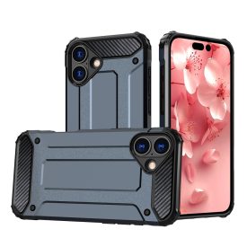 iPhone 16e Tok - Hybrid Armor - Kék iPhone 16e Tok - Hybrid Armor - Kék