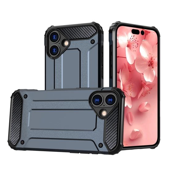 iPhone 16e Tok - Hybrid Armor - Kék