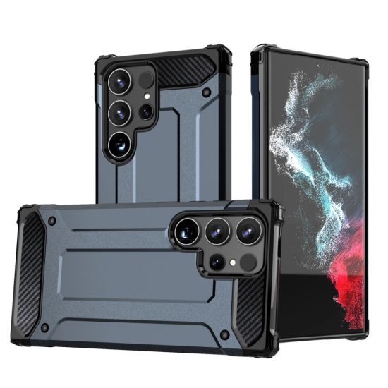 Samsung Galaxy S25 Edge Tok - Hybrid Armor Case - Kék