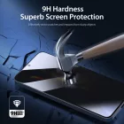 Samsung S25 Kijelzővédő Üvegfólia - Dux Ducis Privacy Glass - Fekete Keret