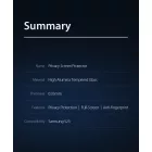 Samsung S25 Kijelzővédő Üvegfólia - Dux Ducis Privacy Glass - Fekete Keret