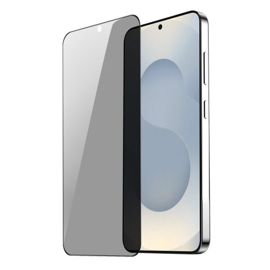 Samsung S25+ Plus Kijelzővédő Üvegfólia - Dux Ducis Privacy Glass - Fekete Keret