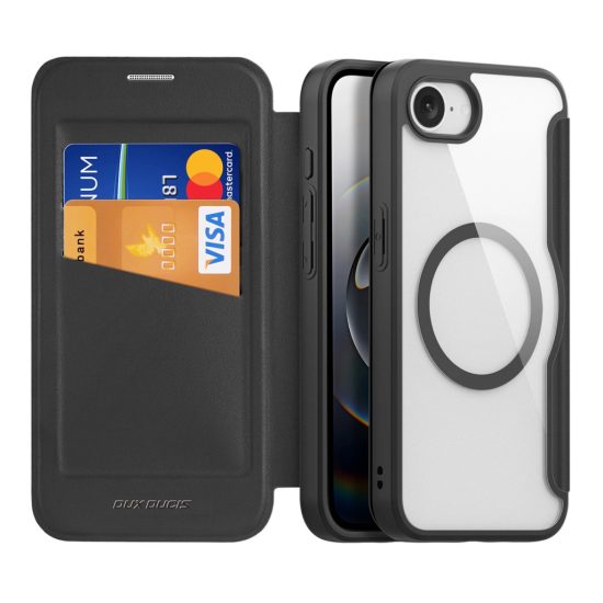 iPhone 16e Tok - Dux Ducis Skin X Pro + MagSafe - Fekete