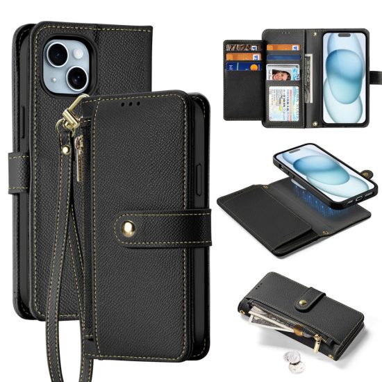 iPhone 15 Tok - Dux Ducis Lawa - Fekete