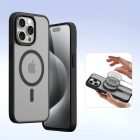 iPhone 15 Pro Max Tok - Dux Ducis Lawa - Fekete