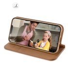 iPhone 16e / 17e Tok - Dux Ducis Hivo - Barna