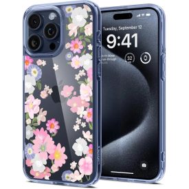 iPhone 15 Pro Tok - Spigen Ultra Hybrid - Blossom iPhone 15 Pro Tok - Spigen Ultra Hybrid - Blossom