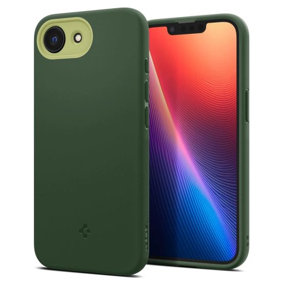 iPhone 16e / 17e Tok - Spigen Nano Pop MagFit  - Matt Zöld