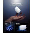 Spigen Essential EE201EU Hálózati Töltő 20W - USB-C - Fehér